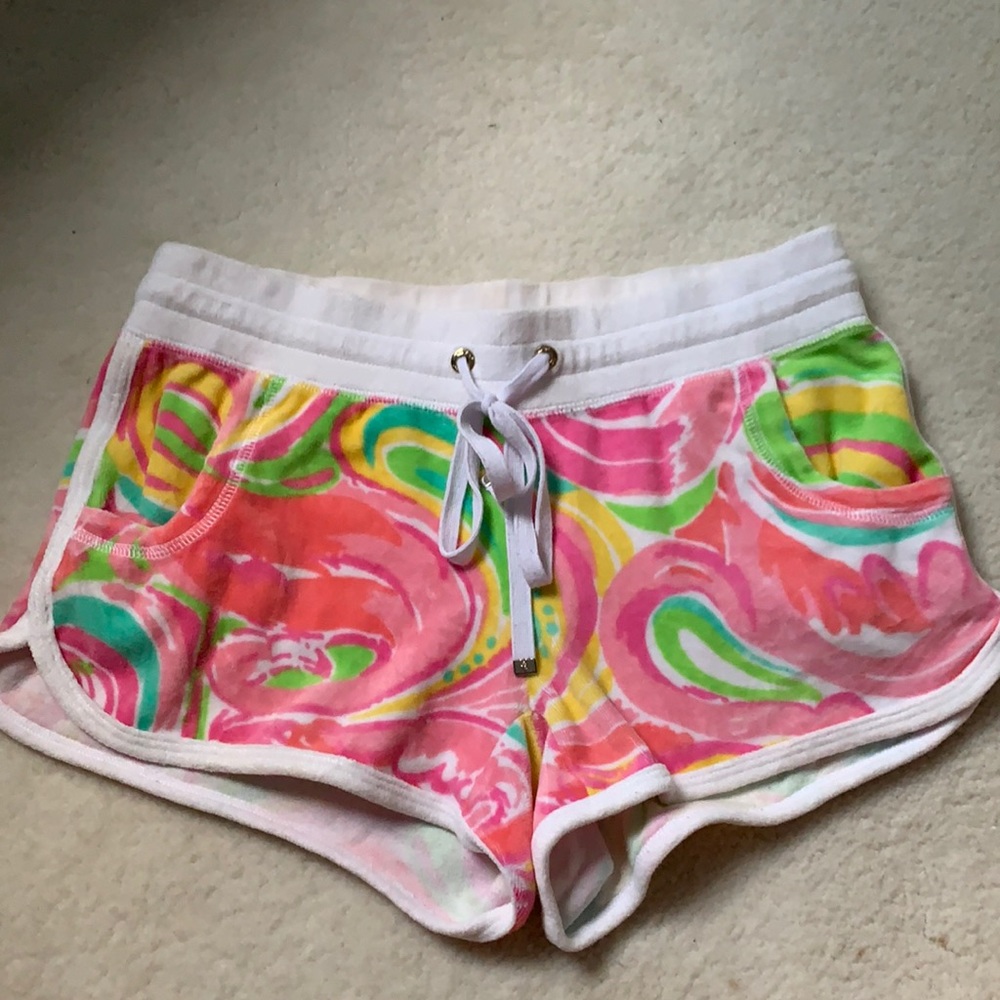 Lilly Pulitzer Velour Shorts